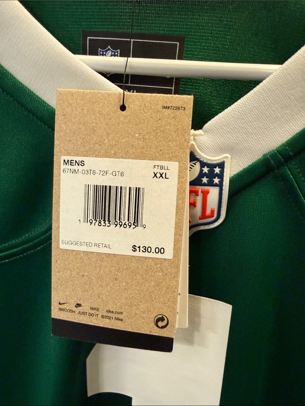 Ahmad Sauce Gardner New York Jets Nike Game Jersey - Legacy Green - Picture 4 of 8